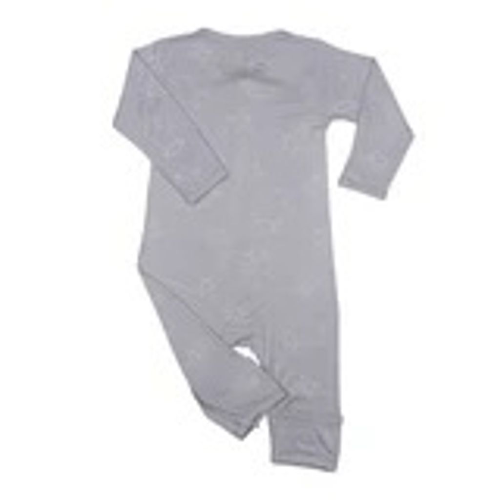 Cute灰拉鍊衣長袖背面