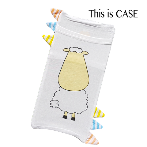 BED-TIME-BUDDY-CASE-FRONT-_-BACK-SHEEPZ-WHITE-WITH-COLOR-_-STRIPE-TAG---Small_2