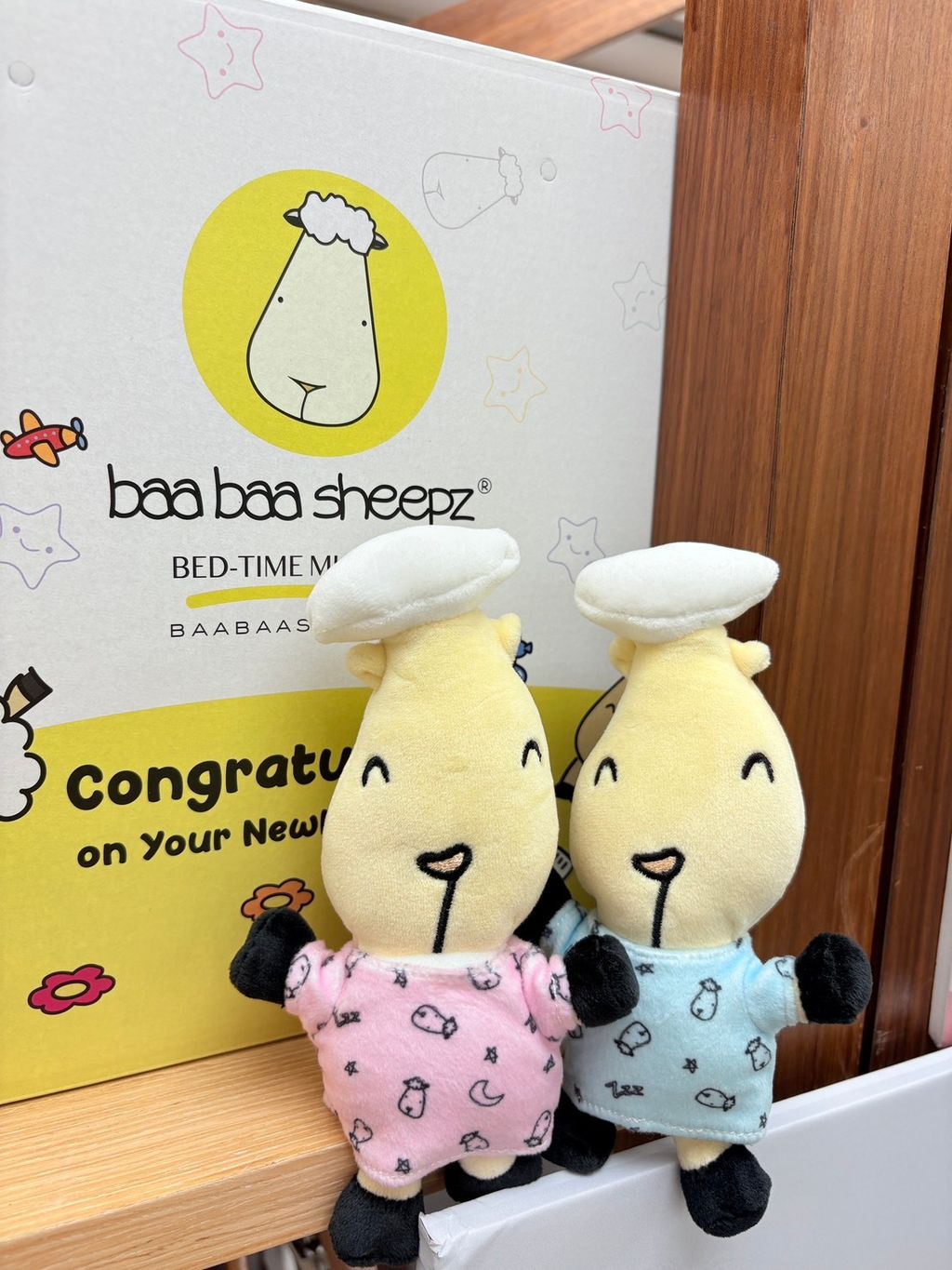 甜夢粉藍小抱抱羊照片(6)