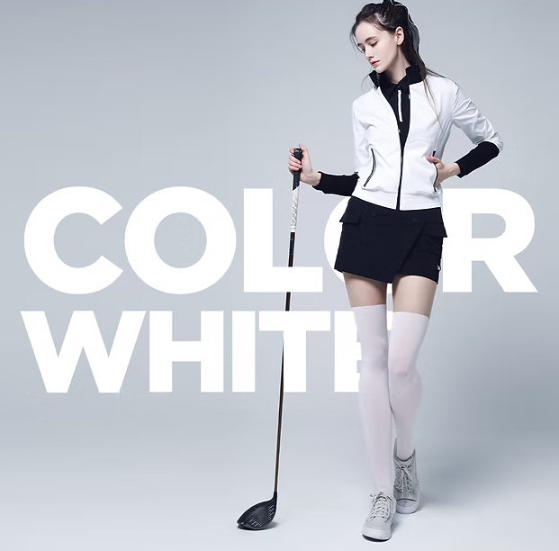 300+200D 雙色拼接抗UV高爾夫防曬褲襪-4