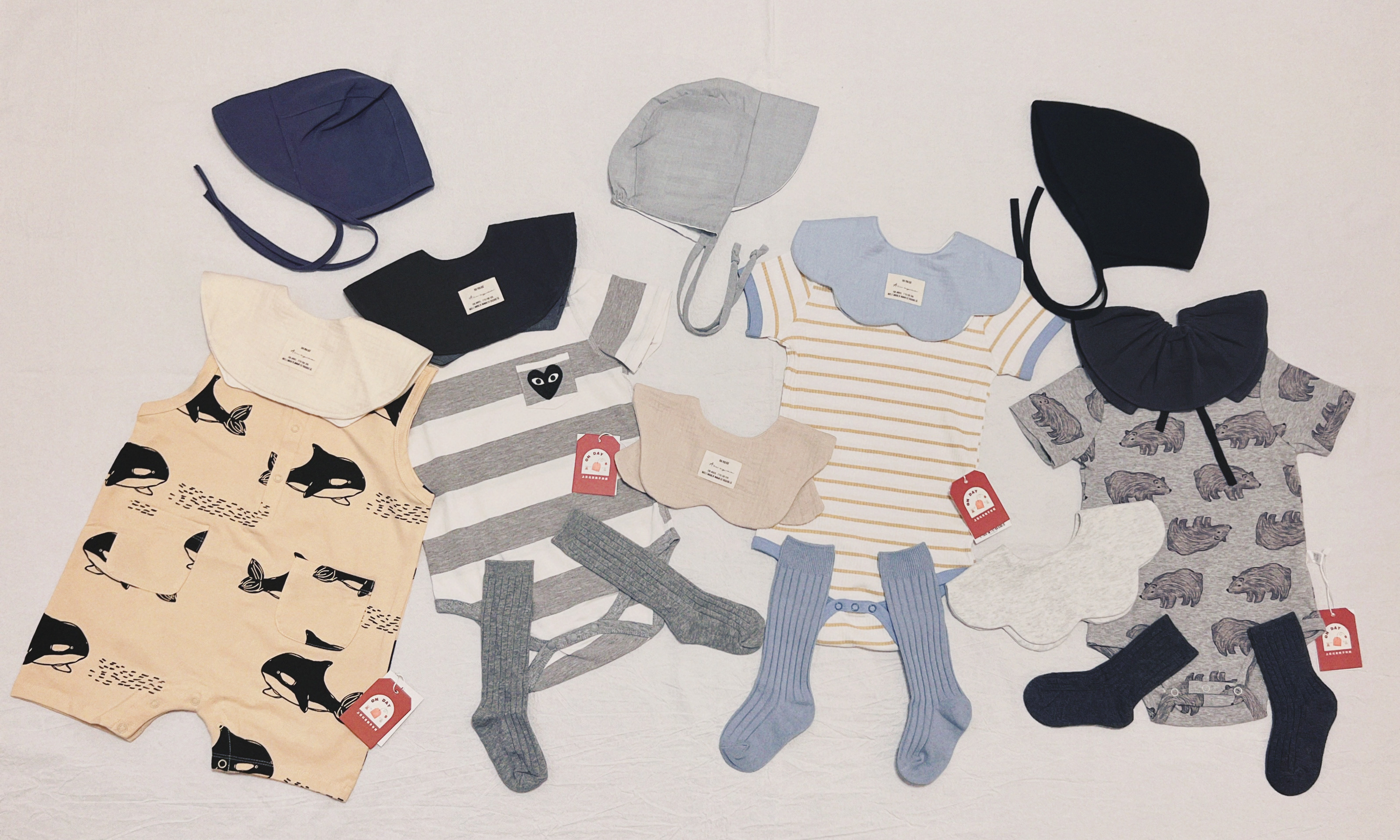 寶貝的第一套包屁衣 | ON DAY上日紅茶親子穿搭