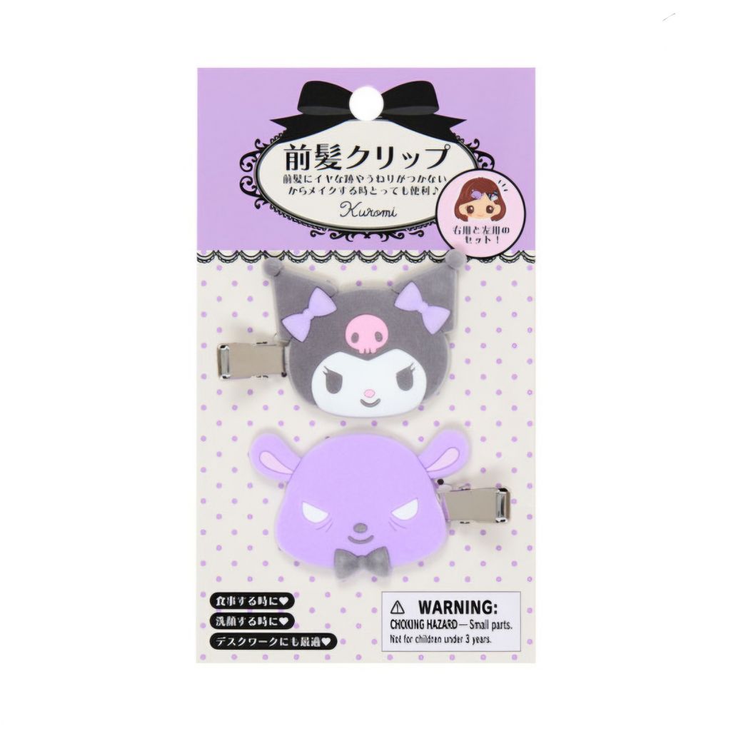 japan-sanrio-original-bangs-clip-set-kuromi-baku-flocked (1)