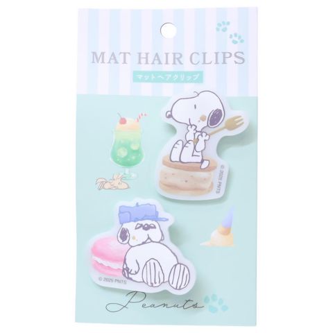 japan-peanuts-acrylic-hair-clip-olaf-snoopy-macaroon