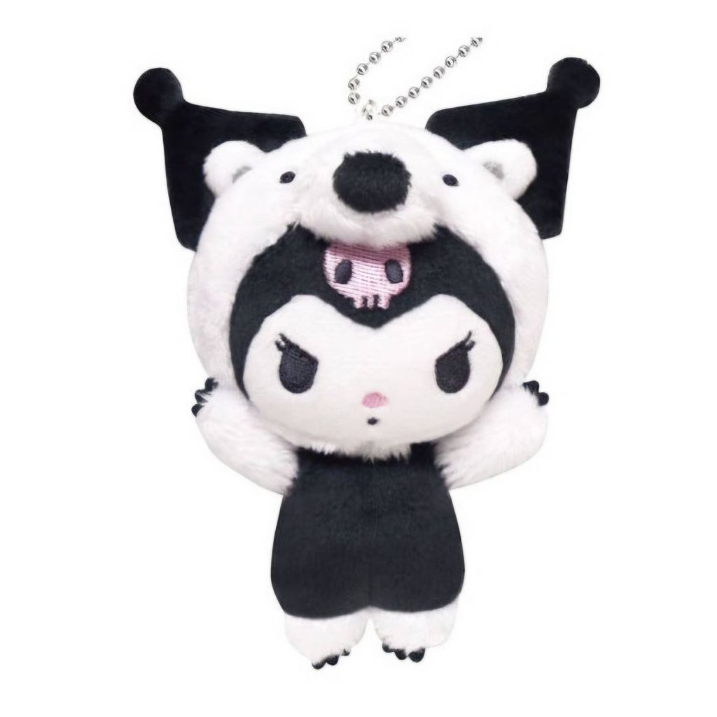 japan-sanrio-mascot-holder-kuromi-cheers-banzai-series-anteater