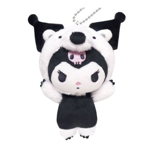 japan-sanrio-mascot-holder-kuromi-cheers-banzai-series-anteater