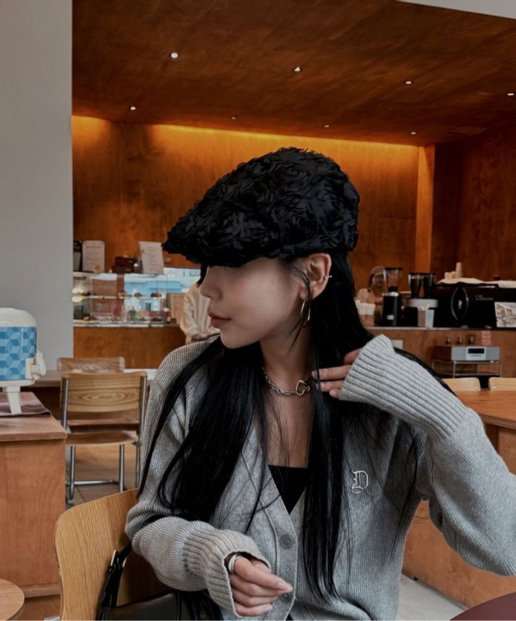 awesome needs)classic hunting cap-rose人氣立體玫瑰狩獵帽– SPC In