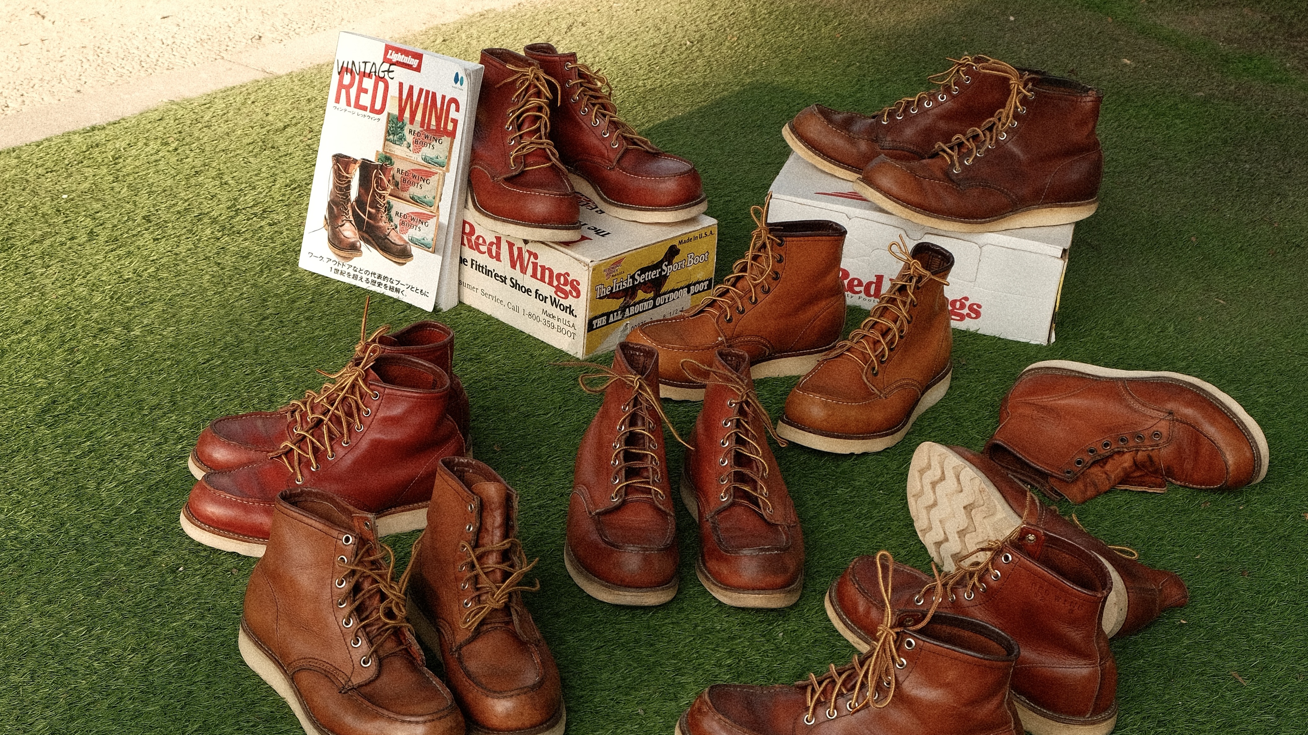 BUBU SHOES LIFE - VINTAGE RED WING SHOES POP UP