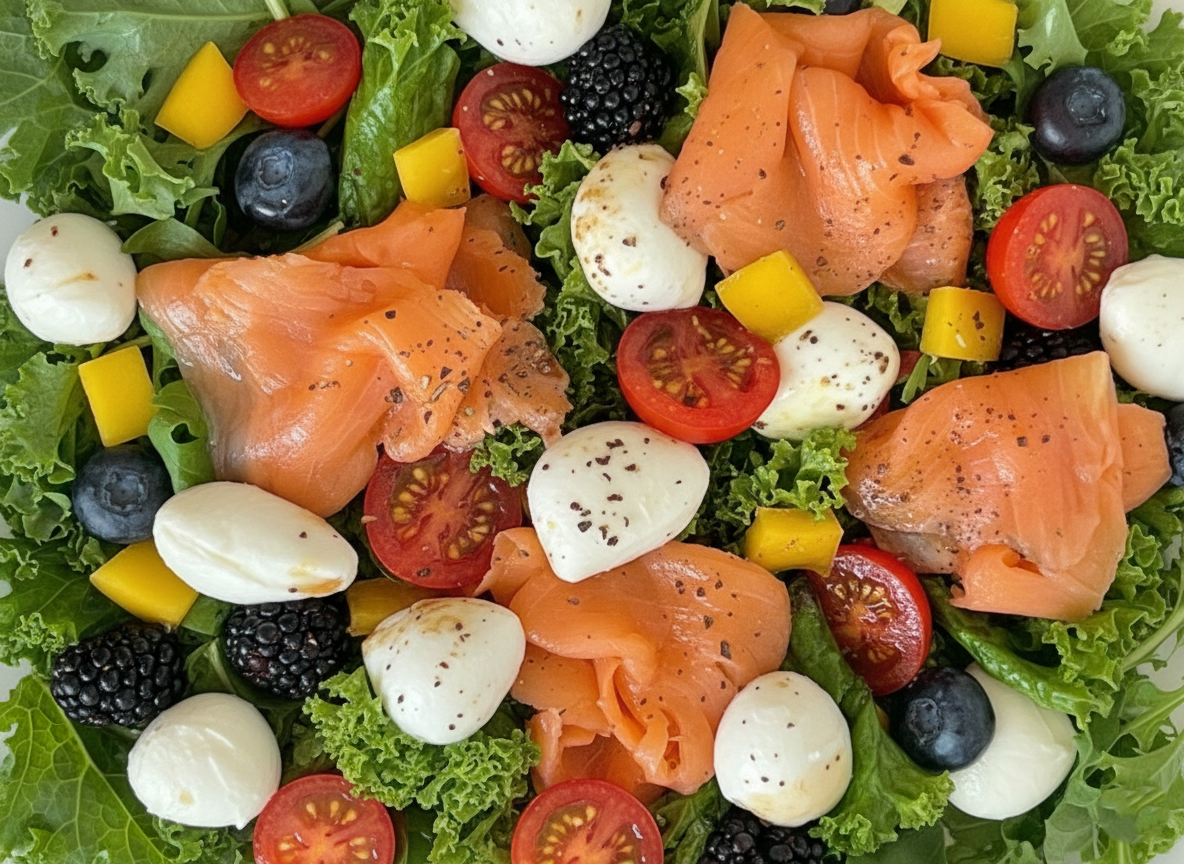 【食譜推薦】煙燻鮭魚沙拉｜低碳飲食必備的歐風健康輕食
