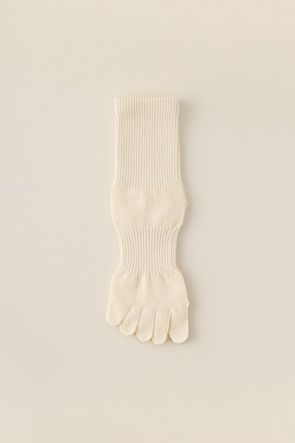 秋冬棉柔抗菌運動分趾襪_奶杏規格