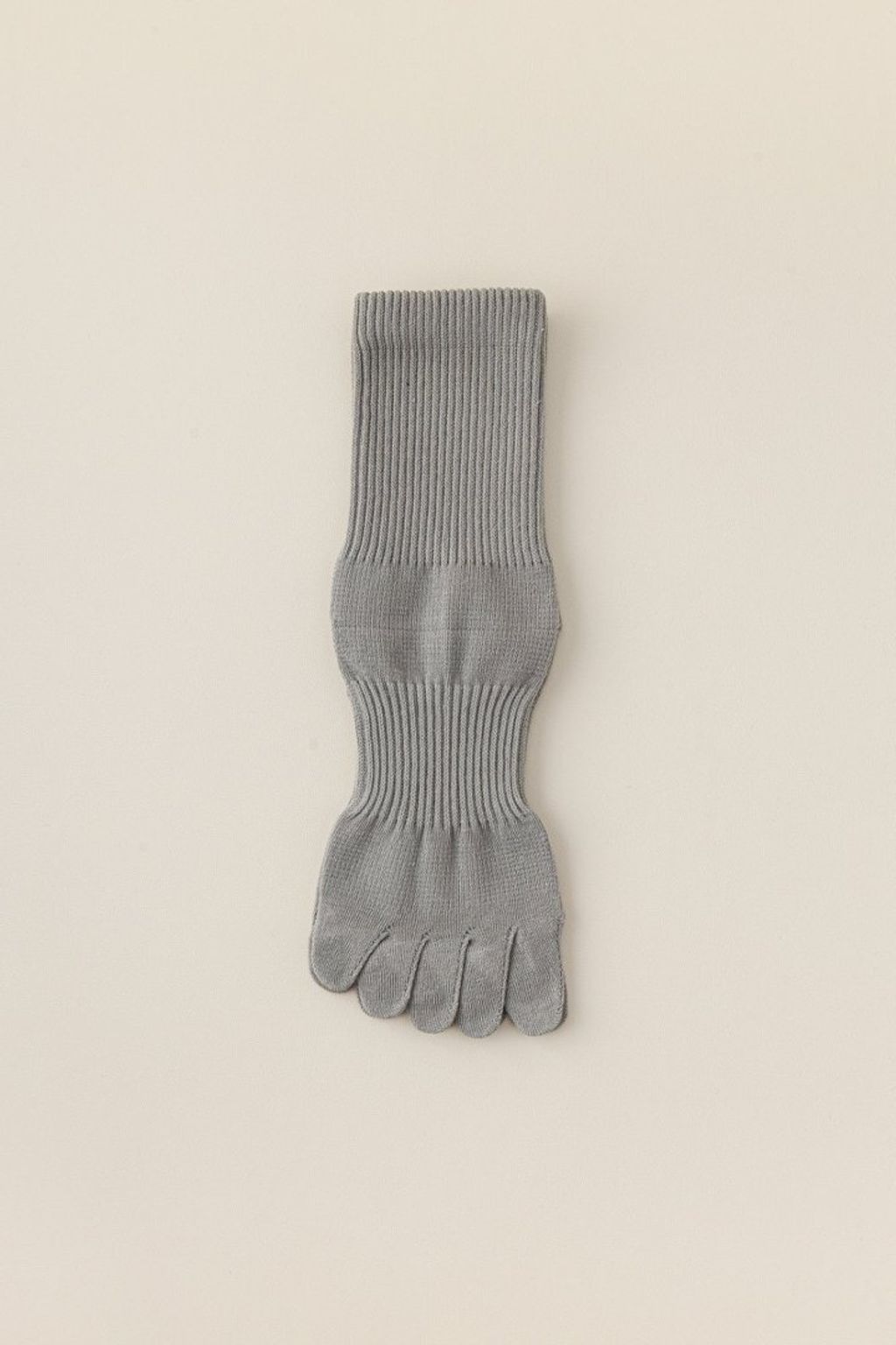 秋冬棉柔抗菌運動分趾襪_霧灰規格