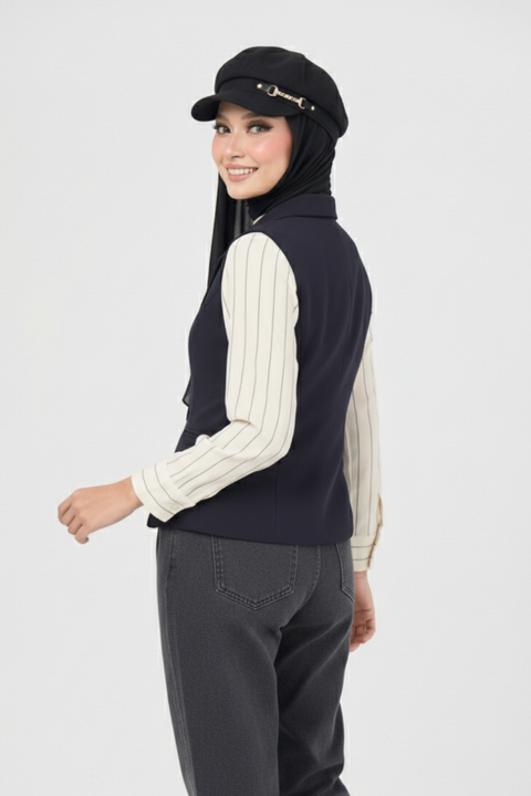 Calea Hijab Hat - Coal Black 3
