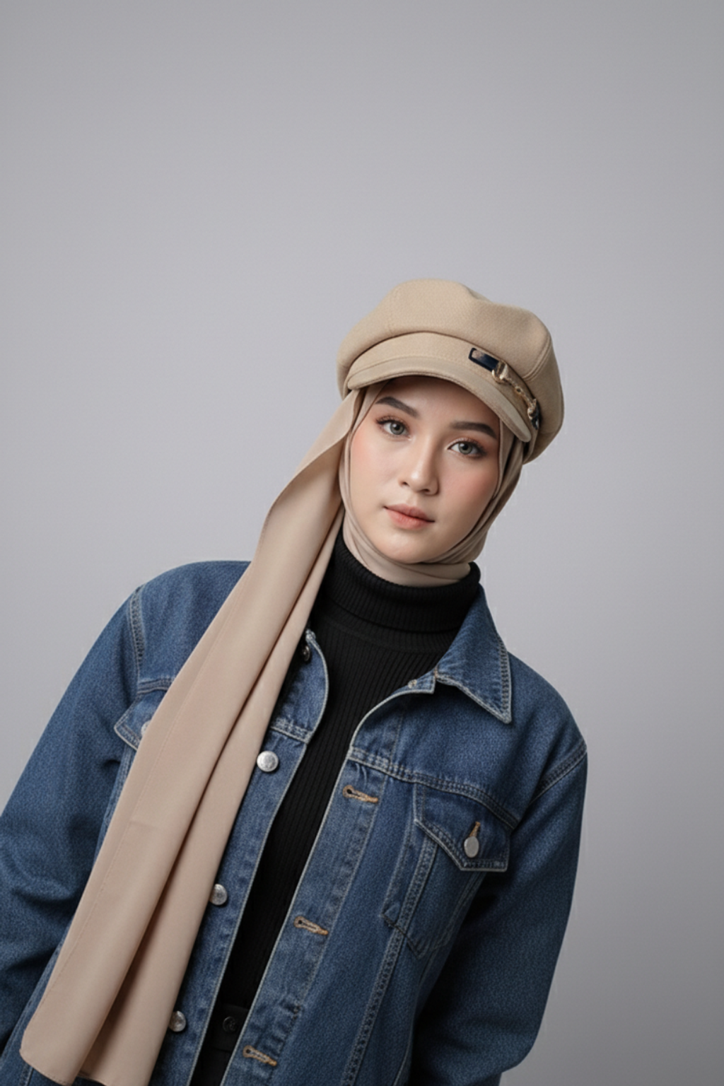 Calea Hijab Hat - Toffee Candy 4