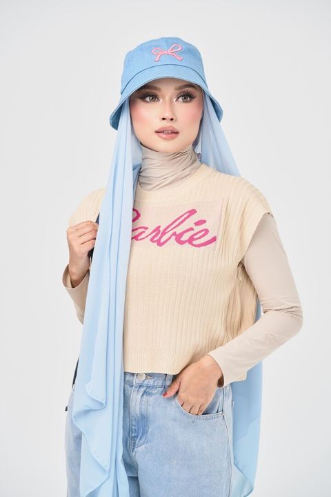 2. Denimea Hijab Hat - Eva