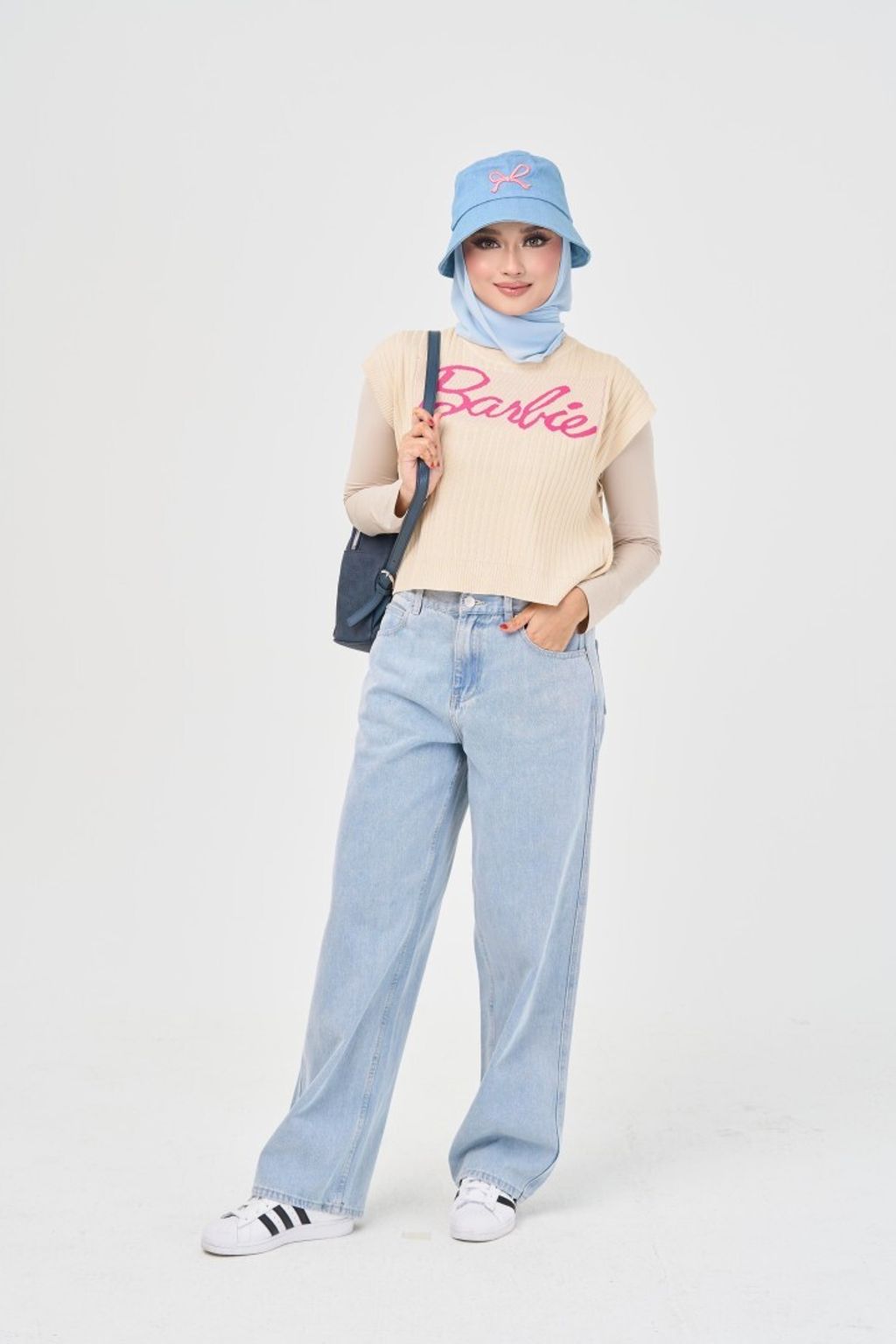 2.3 Denimea Hijab Hat - Eva