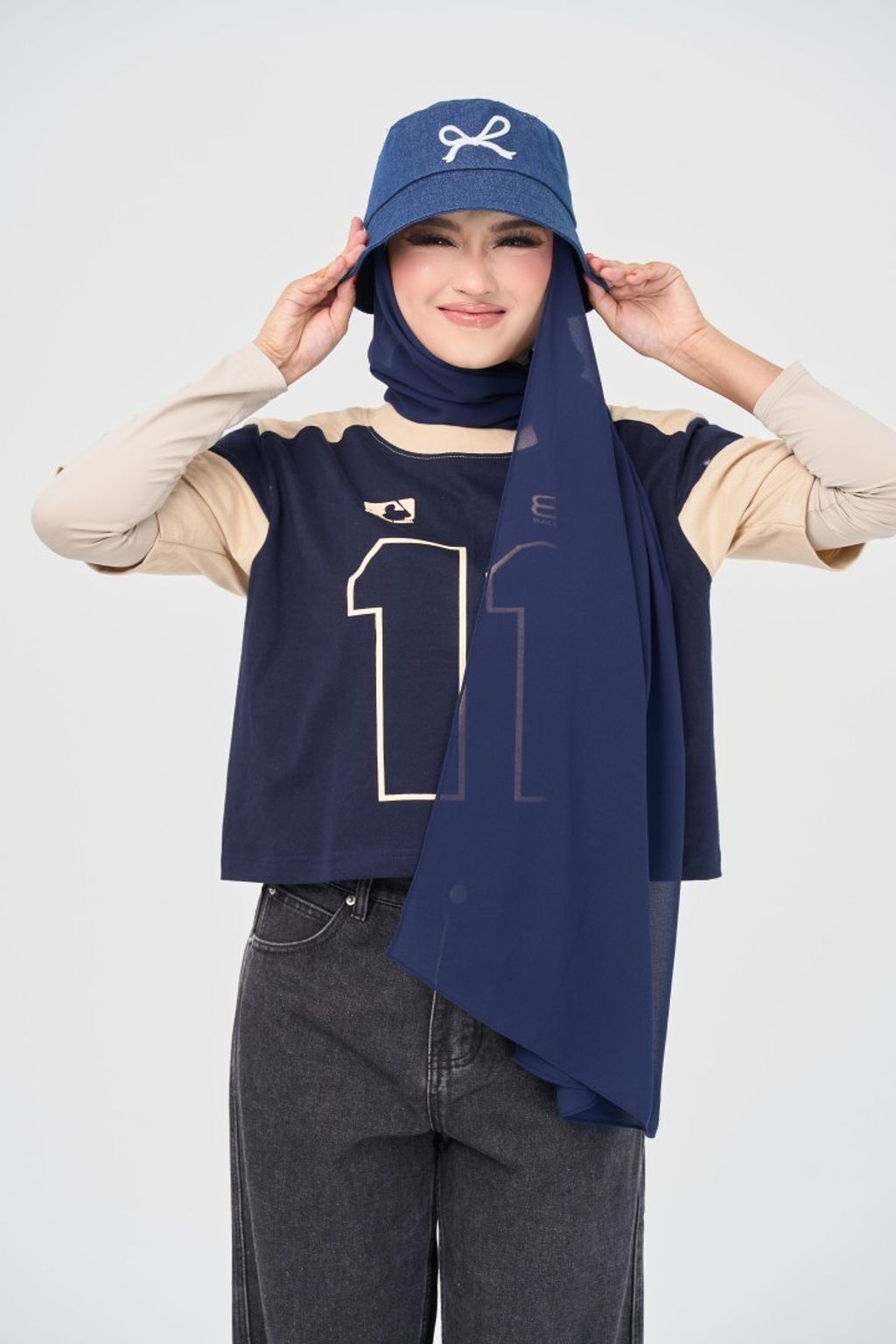 3.2 Denimea Hijab Hat - Dusk