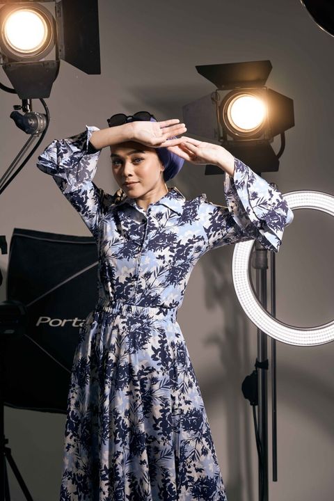 4.1 Pamela Tempest Sea Dress (Blouse with Skirt)