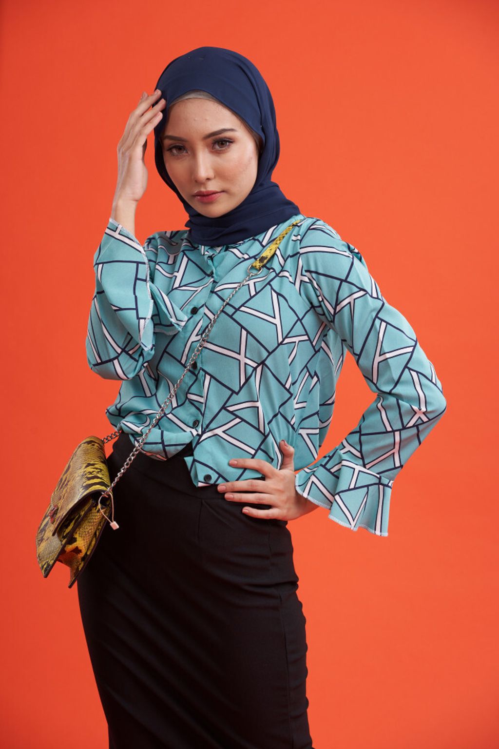 1.3 Ruby Turquoise Blouse