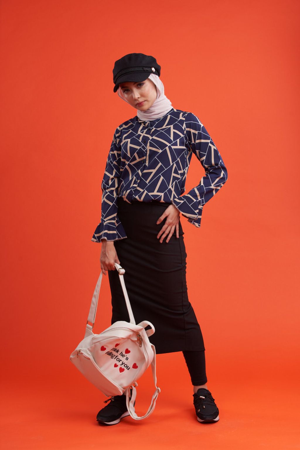 3.1 Ruby Navy Blue Blouse Web