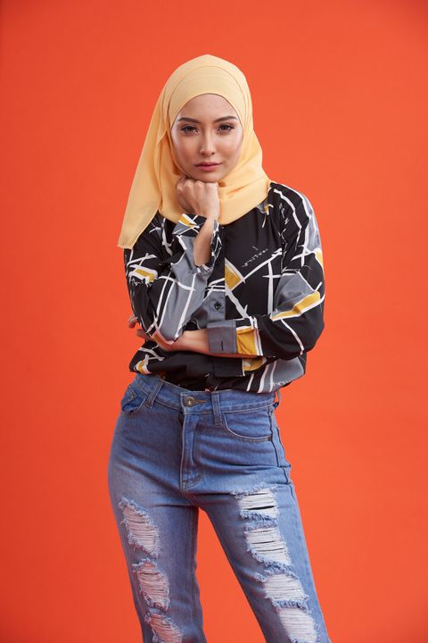 1. Lola Yellow Blouse