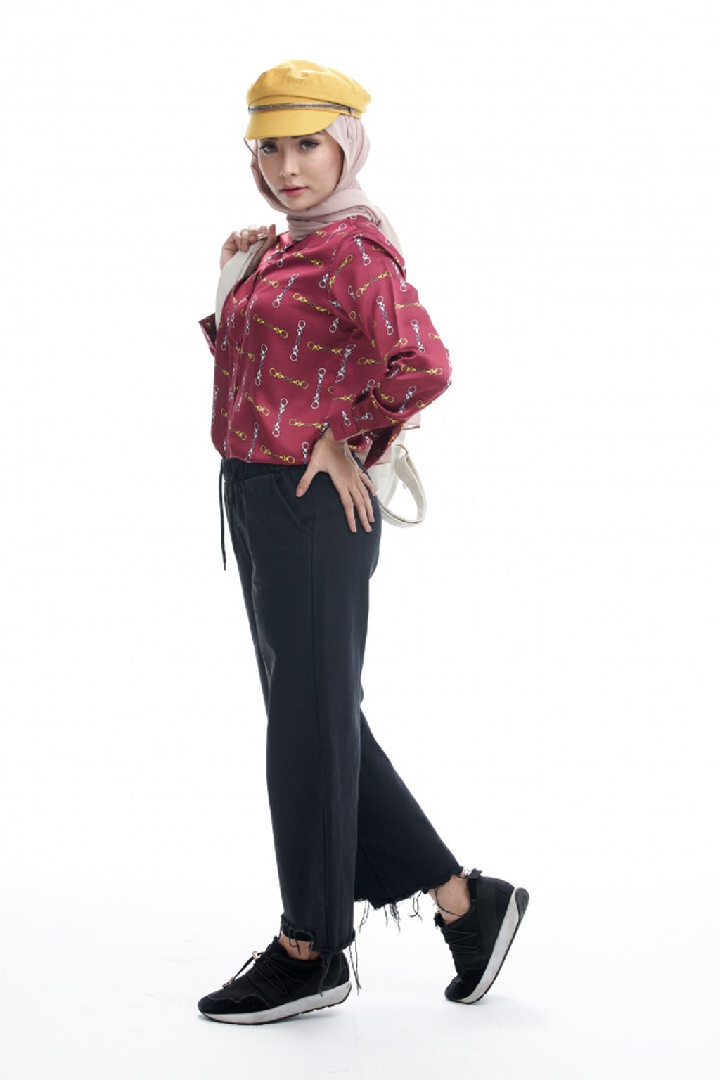 1.2 Amanda Maroon Blouse