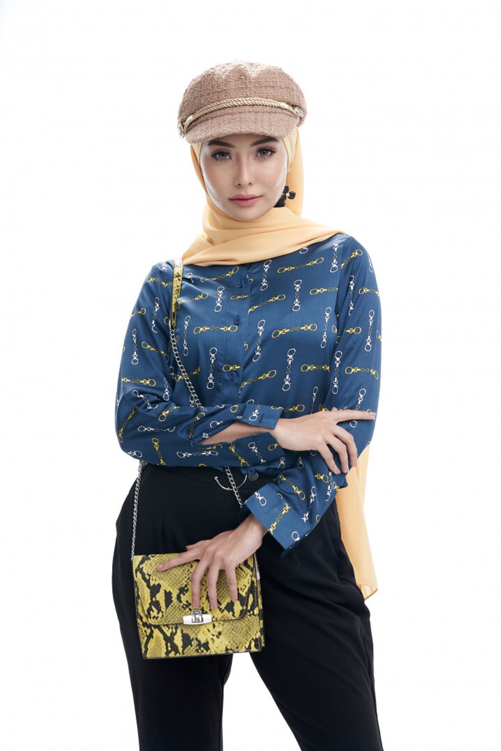 2. Amanda Blue Blouse