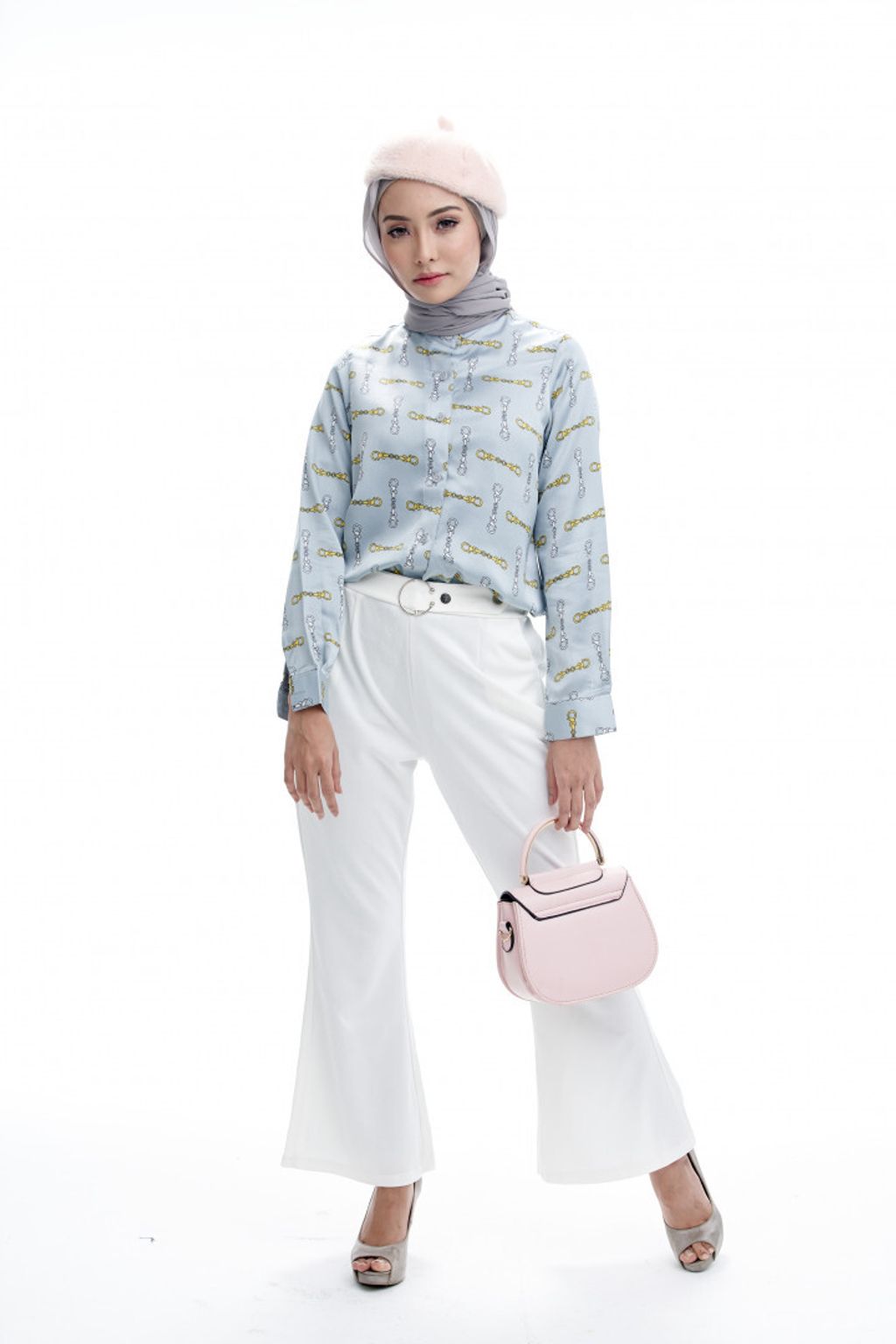 3.1 Amanda Baby Blue Blouse