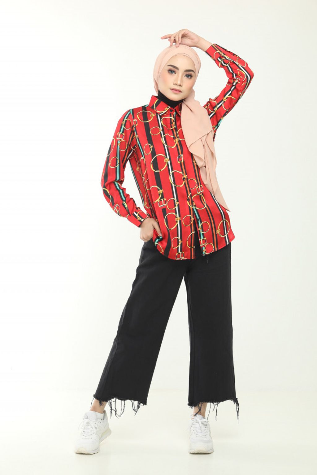 1.1 Matilda Red Blouse