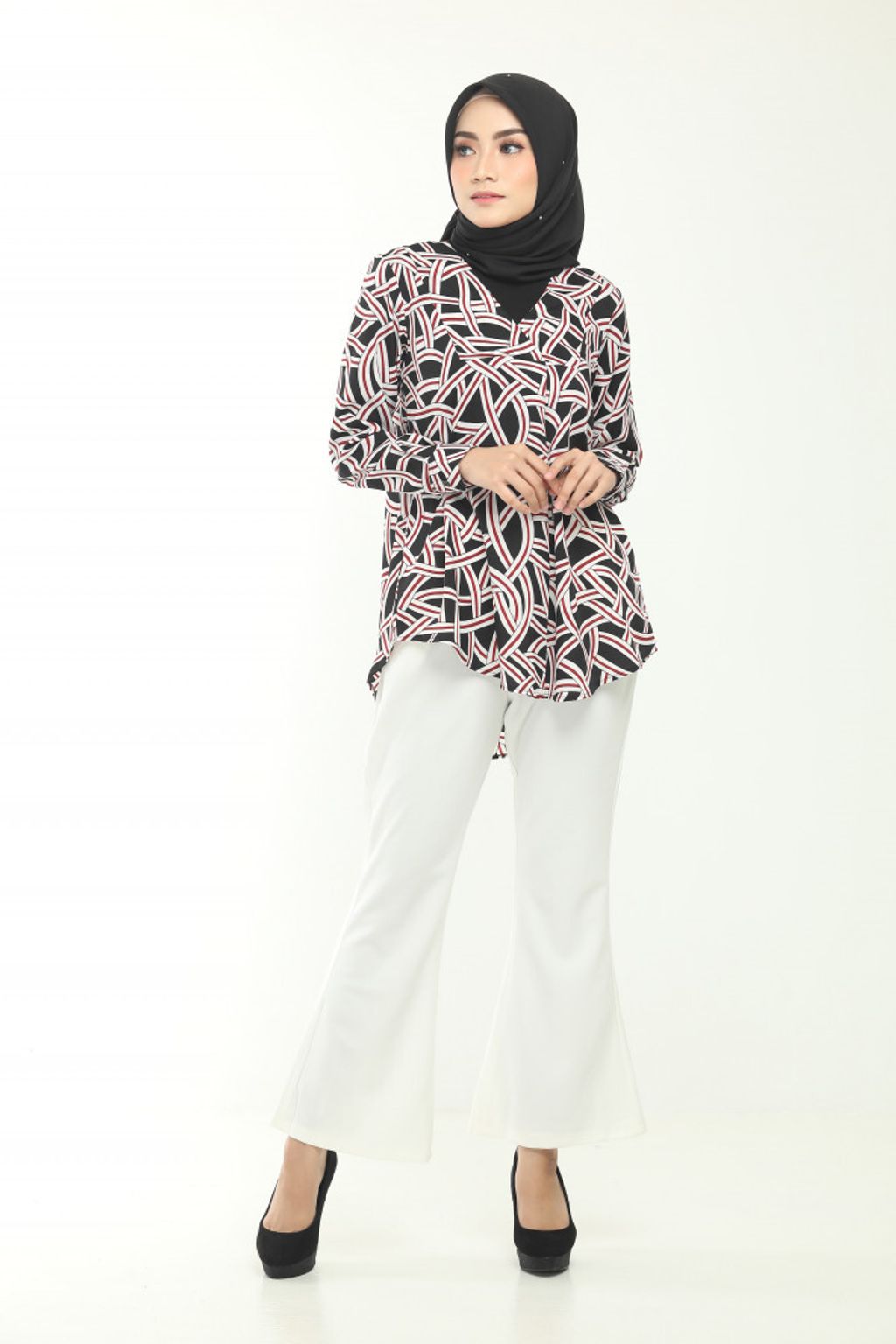 1.2 Sophea Black Blouse