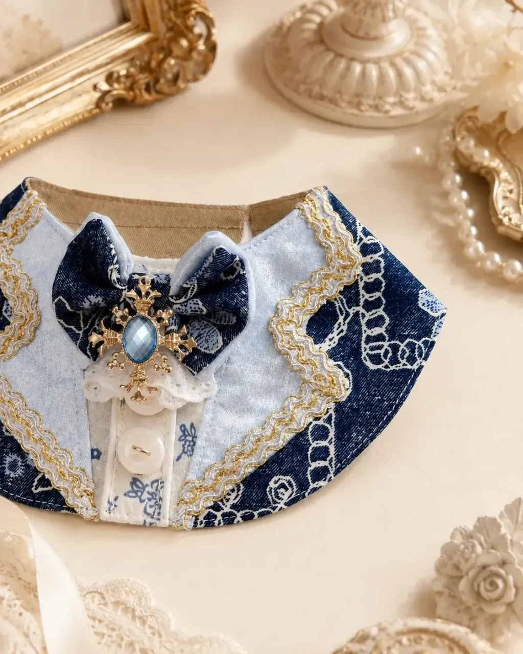 Versailles Denim Gentleman Scarf 3