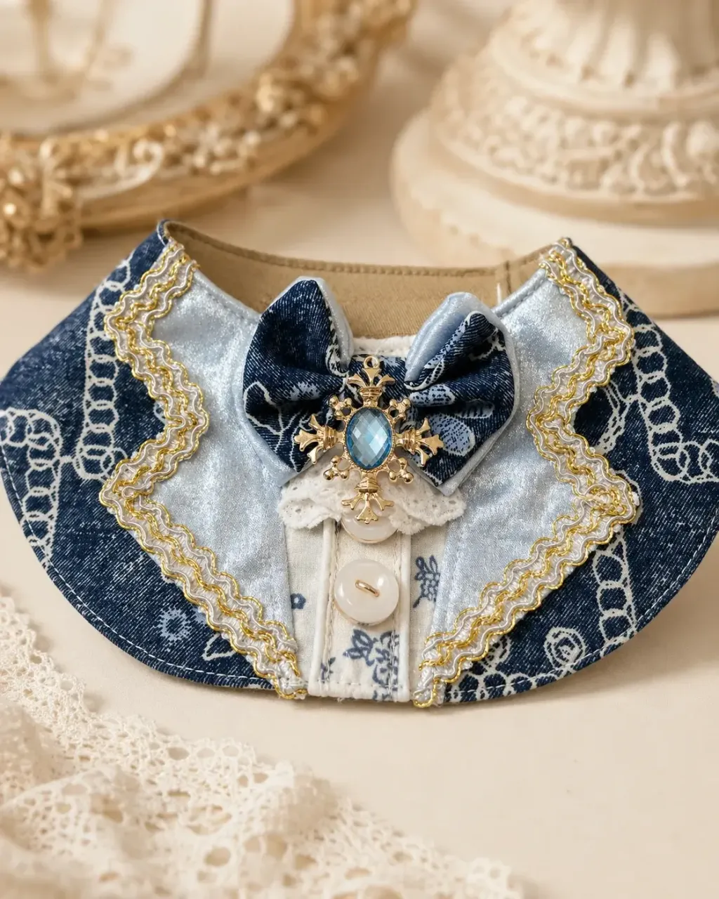 Versailles Denim Gentleman Scarf 2