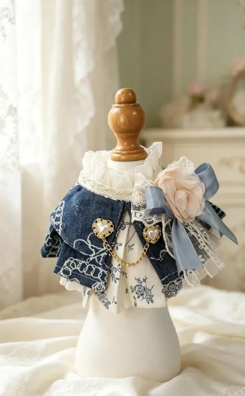 Versailles Denim Lady Scarf 2