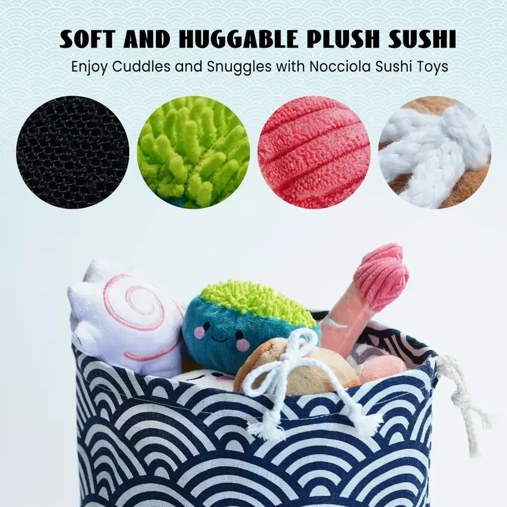Nocciola 10 PCS Sushi Toys with a Bag 3