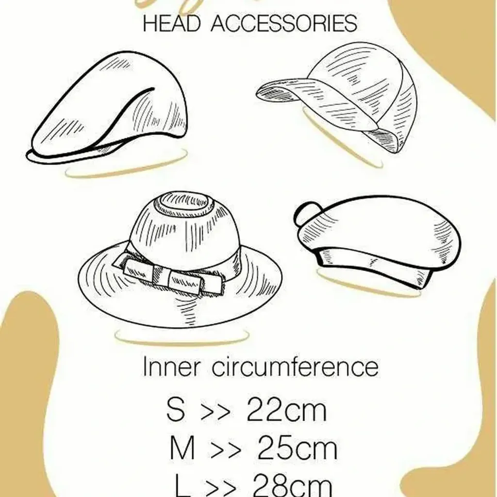 Captain Joanna (hat) size chart