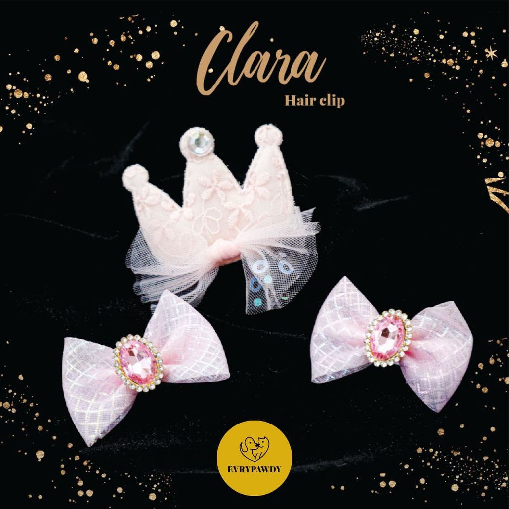 Clara Hair Clip pink