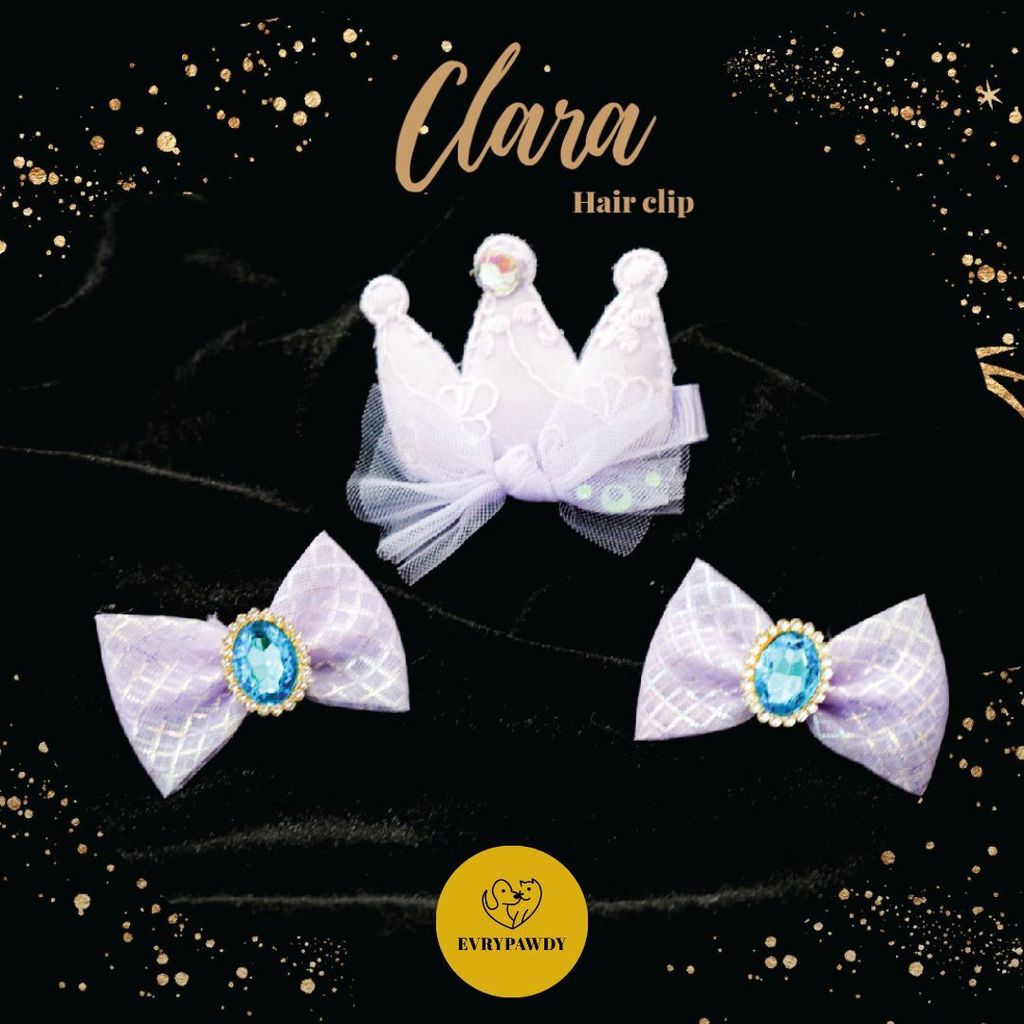 Clara Hair Clip blue