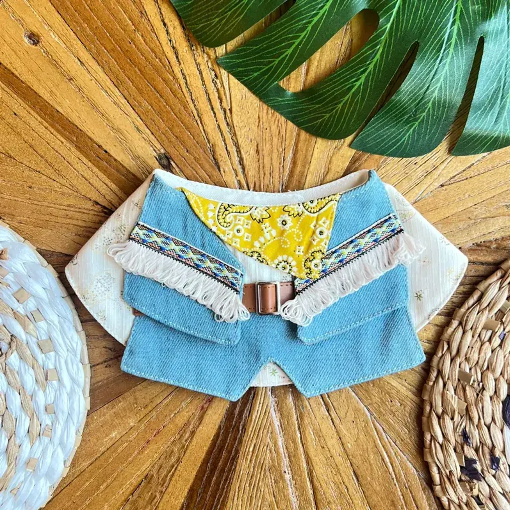 Paisley Prints Western Cowboy Scarf(Yellow)