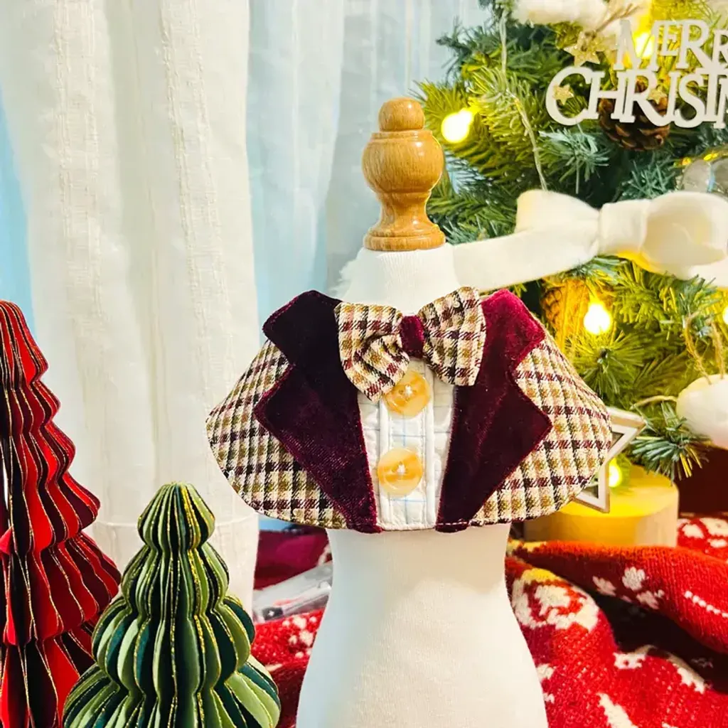 Vintage British Suit Scarf(Red)