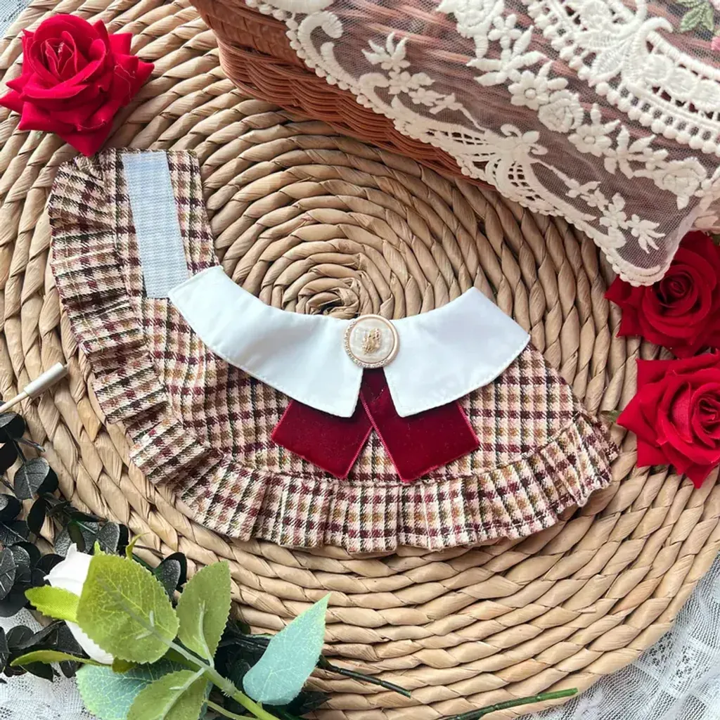 Women Vintage British Scarf (Red)