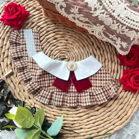 Women Vintage British Scarf (Red)