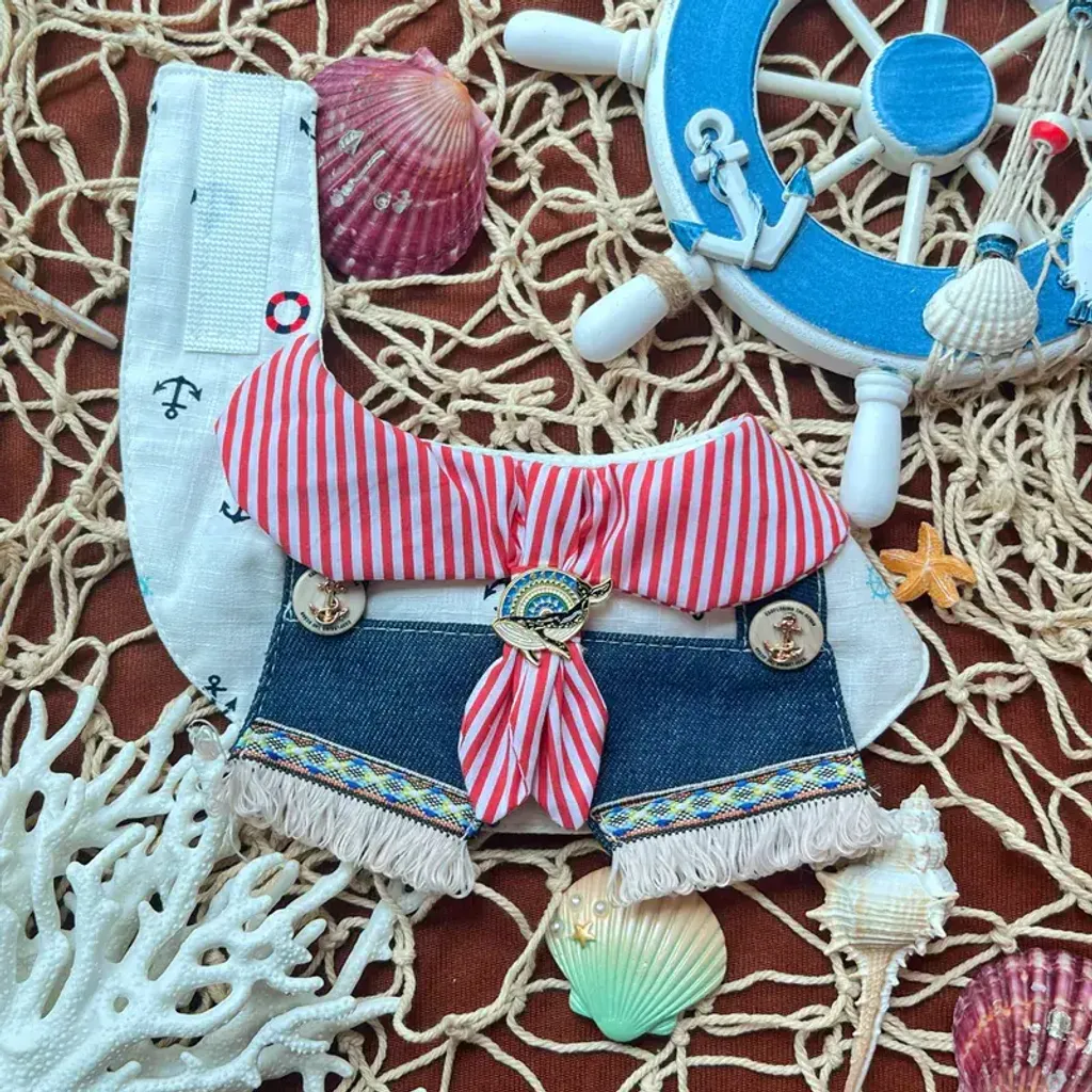 水手民族小女孩圍巾 2