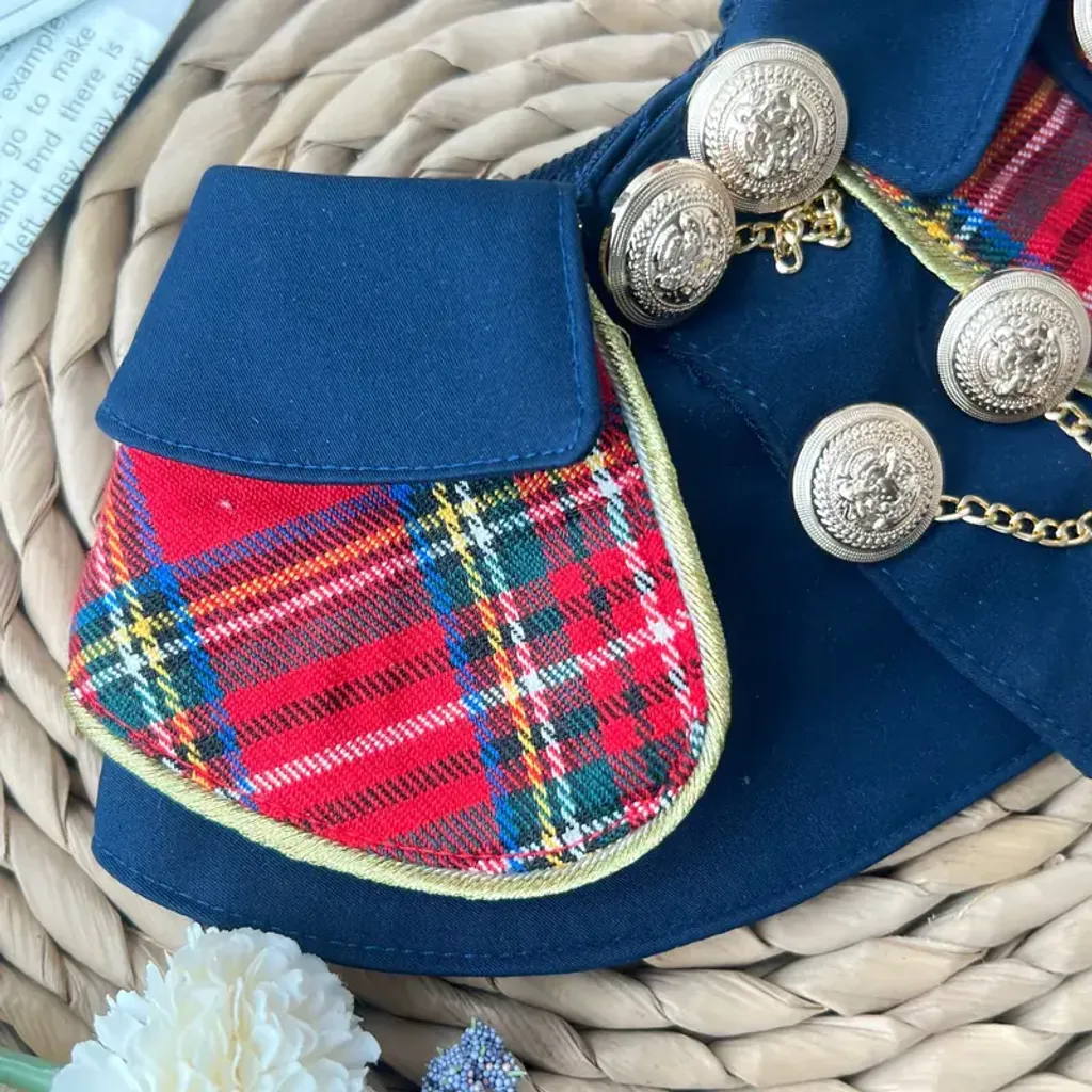 蘇格蘭紅格乾濕褸圍巾 2