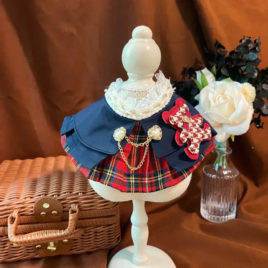 蘇格蘭紅格乾濕褸女裝圍巾