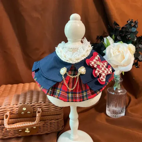 蘇格蘭紅格乾濕褸女裝圍巾