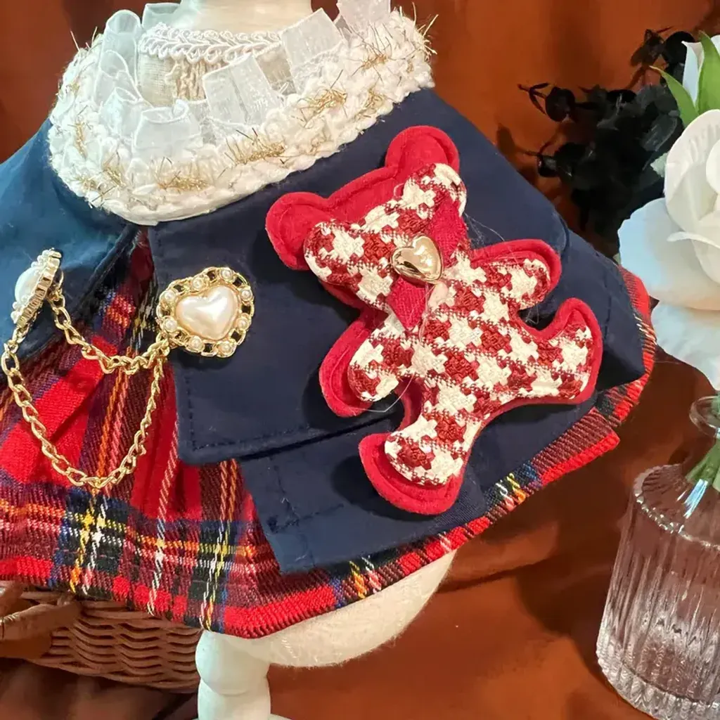 蘇格蘭紅格乾濕褸女裝圍巾 2