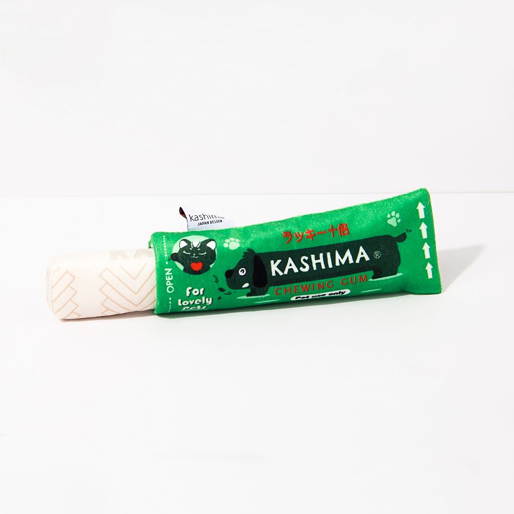 Kashima Chewing Gum Shaped Pet Toy with Catnips