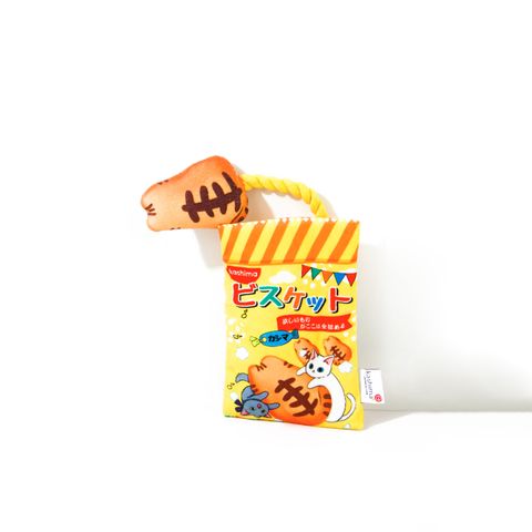 Kashima Japanese Bean and Biscuits Shaped Toy yellow