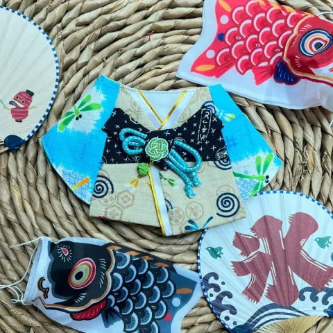 Guts -夏日祭蜻蜓浴衣配水引結圍巾