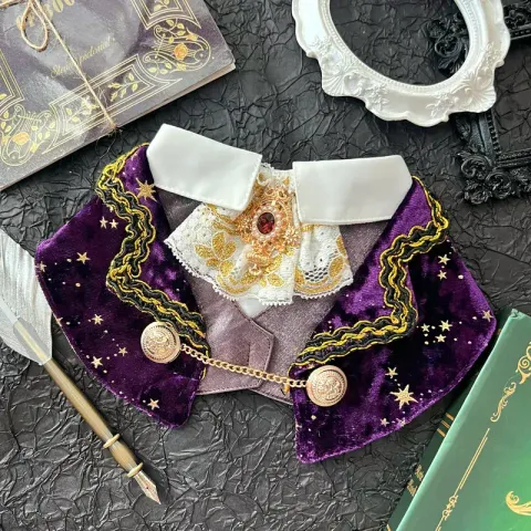 Guts -星空皇室伯爵圍巾（深紫色）