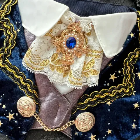 星空皇室伯爵圍巾(寶藍色) 2