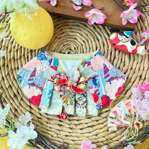 日式風車武士領巾